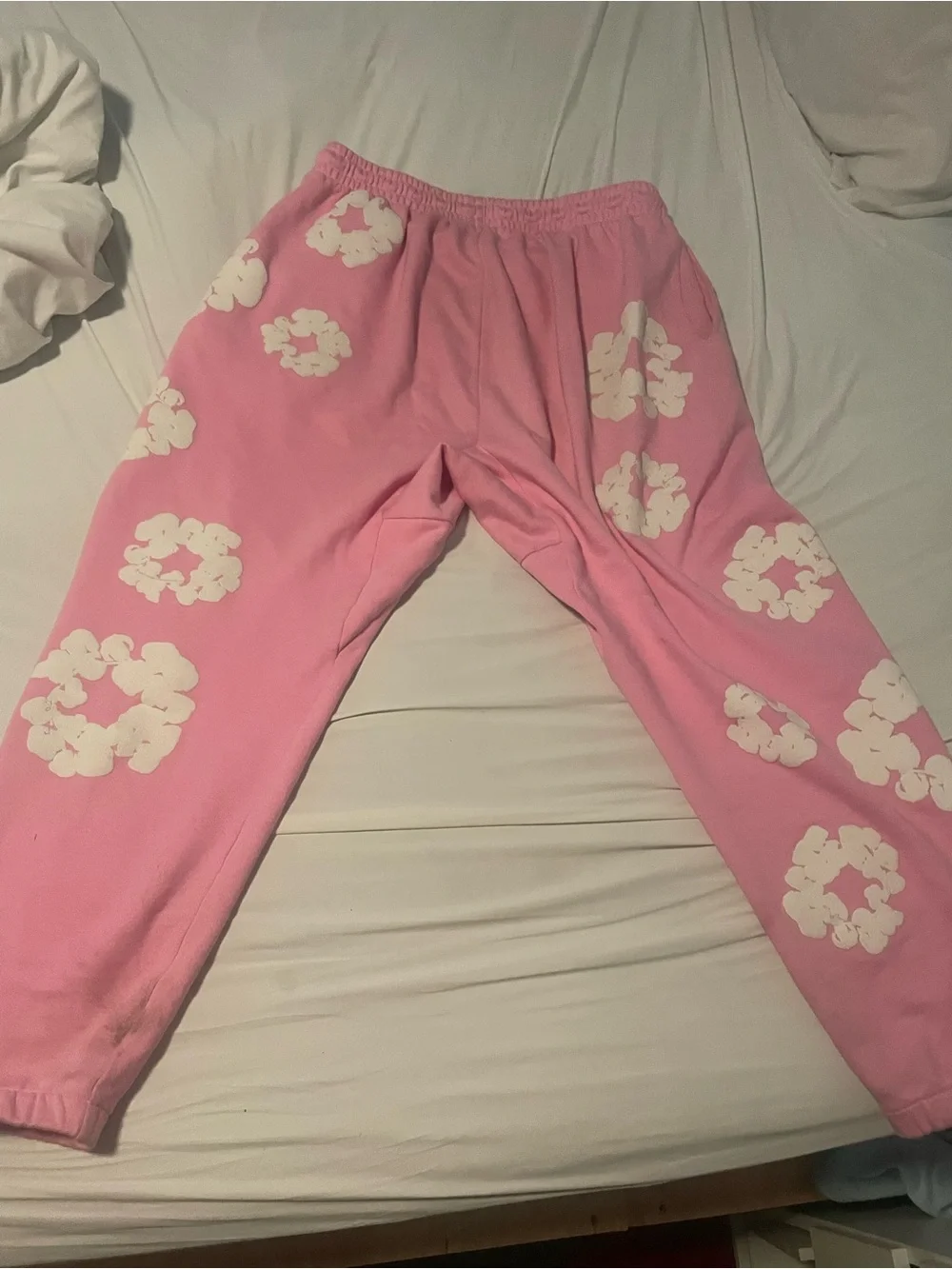 Pink denim tears authentic Sweatpants size xl